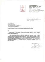 Diploma in Ball Badminton